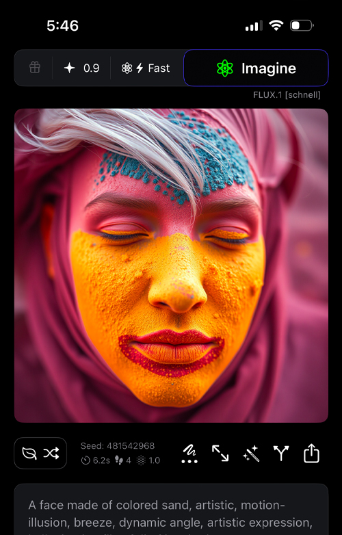 Sogni AI Image Generation Tool for iOS iPhone iPad